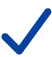 Blue icon check